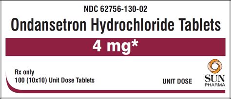 Ondansetron Hydrochloride Sun Pharmaceutical Industries Inc Fda