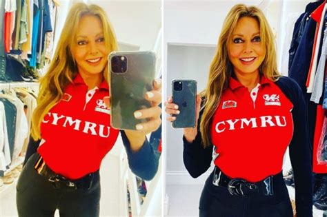 Carol Vorderman 60 Shows Off Tiny Waist And Famous Curves In Skintight Trousers The Us Sun