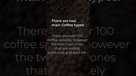 Coffee Fact I Bet You Didn T Know Youtube