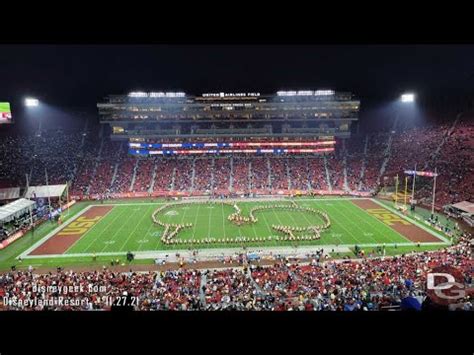 USC Trojan Marching Band Disney Channel Halftime Show YouTube