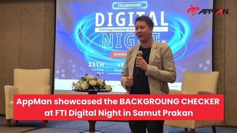 Appman Presented The Background Checker Solution At The Fti Digital