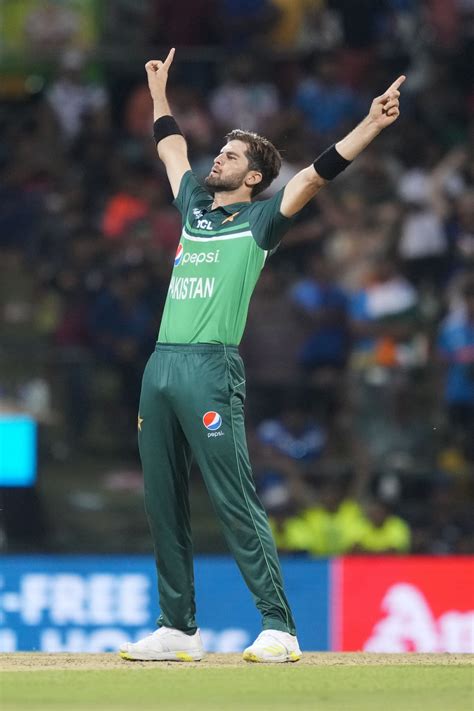 That familiar - and famous - Shaheen Afridi celebration, on show at the ...