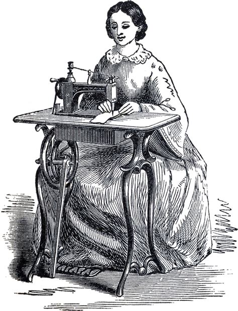 12 Antique Sewing Machine Pictures The Graphics Fairy