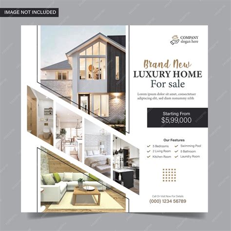 Premium Vector | Real Estate Ads Template, Corporate Colorful Real