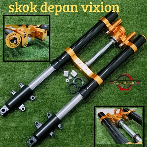 Jual Shock Depan Up Side Down Usd Vixion Cnc Ride It Original Double