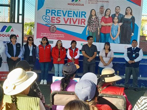 Diresa Lanza Semana Nacional Prevenci N Prevenir Es Vivir