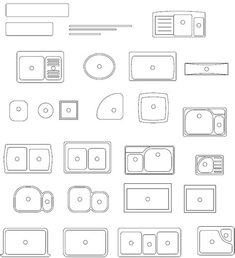 Kitchen Sink Section Cad Block Wow Blog