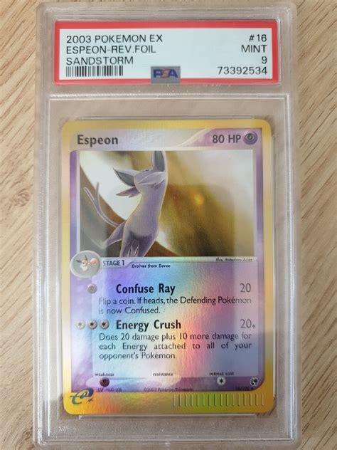 Espeon Ex Sandstorm Reverse Holo Psa Price Guide