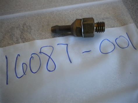 Nos Kawasaki Oem Check Valve 1966 D1 1966 1967 J1 C2ss C2tr 16087 001