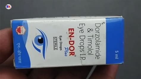 En Dor Plus Eye Drops Dorzolamide Timolol Eye Drops Endor Plus