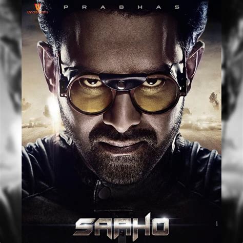 Saaho new poster has shown a penetrating stare from Prabhas