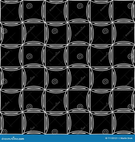 Vector Modern Seamless Geometry Pattern Squares Black And White