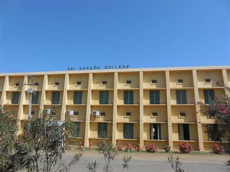 Sri Sarada College For Women Salem Courses Fees And Admissions