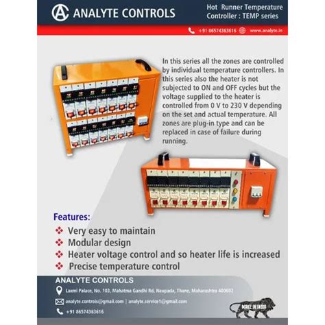 Hot Runner Controller At INR In Thane Maharashtra Analyte Controls