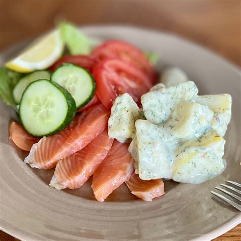 Onsdag Gravad Lax Med Dillstuvad Potatis