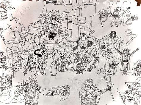 I Drew All the DS3 Bosses : darksouls3