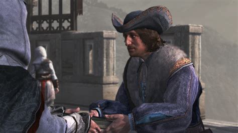 Altaïr Handing The Codex To Niccolò Polo Assassin Assassins Creed