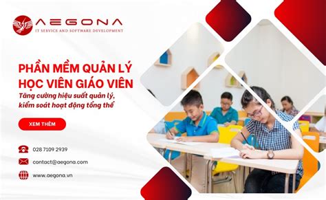 Công Nghệ Giáo Dục Phần Mềm Quản Lý Học Sinh Hiệu Qủa Đăng Tin Rao