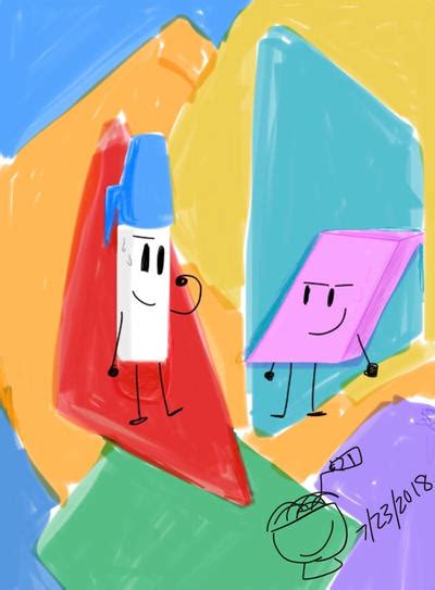 BFB Month Day 29: Pen and Eraser by ChikenDoodleSup on DeviantArt
