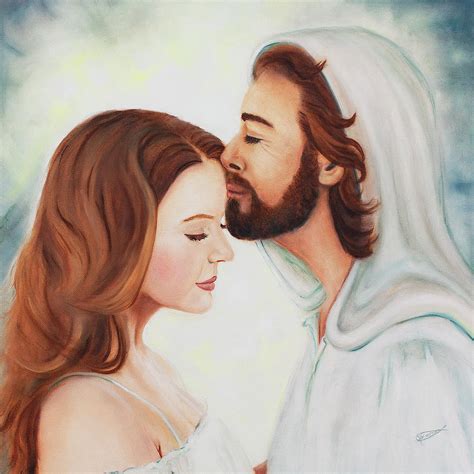 Kiss Of Heaven Painting By Jeanette Sthamann Pixels
