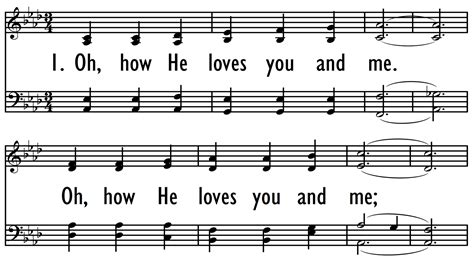 Oh How He Loves You And Me Digital Songs And Hymns