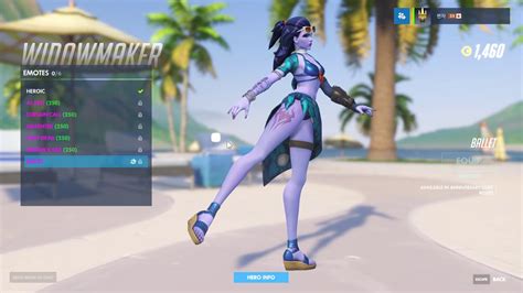 2017 Overwatch Hot Summer Widowmaker New Skin CÔte Dazur~ Eng Youtube