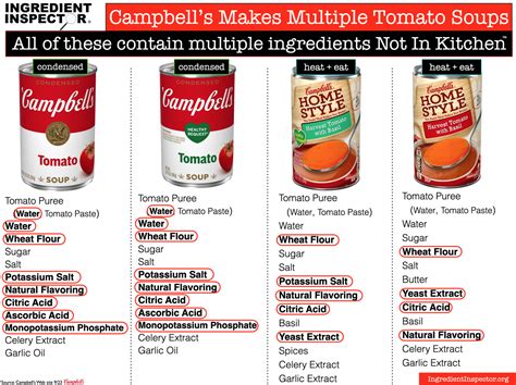 WHAT'S IN CAMPBELL'S TOMATO SOUP? — Ingredient Inspector