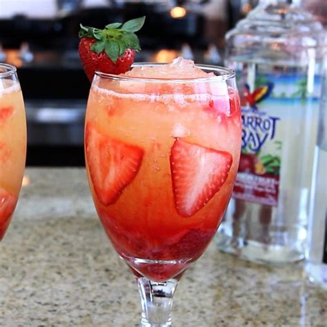 Strawberry Passion Daiquiri Tipsy Bartender Recipe Daiquiri