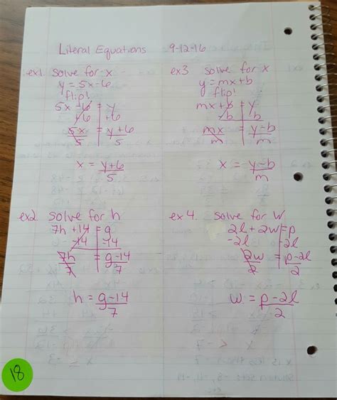 Unit Expressions Equations And Inequalities Ms Capodagli S