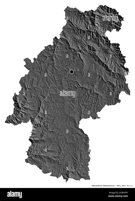 Forma De Huancavelica Regi N Del Per Con Su Capital Aislada Sobre