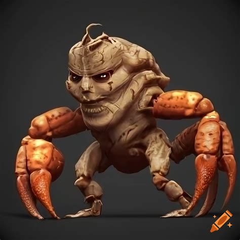 Crab Man With Scorpion Tail In Rpg Game Enemy Design On Craiyon