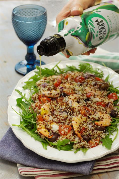 Cinco Quartos De Laranja Salada De Quinoa Camar O