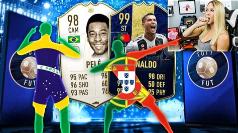 Omg No Way Toty Ronaldo And Icon Pele In The Same Fut Draft Fifa