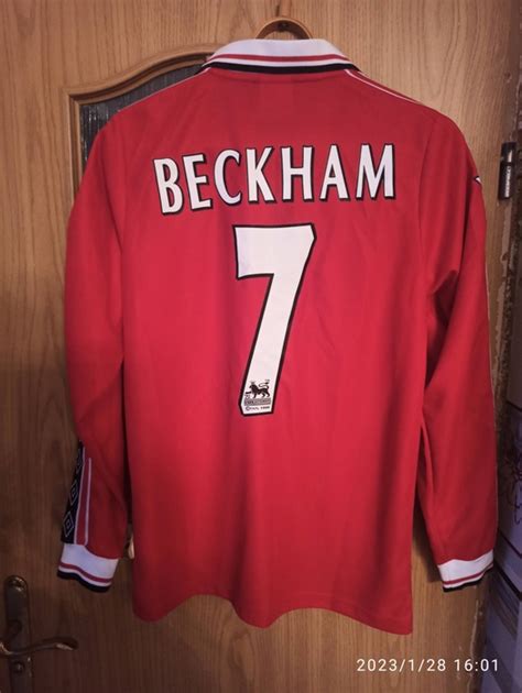 Umbro Manchester United FC #7 Beckham vintage jersey | Grailed