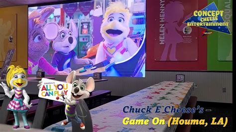 Chuck E Cheeses Game On Houma La Concept Cheese Entertainment