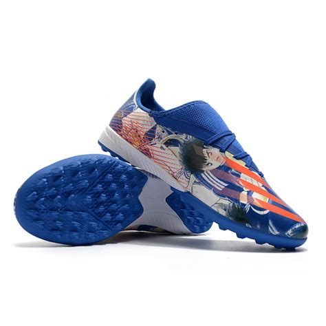 Adidas X Ghosted 3 TF Navy Blue Orange Soccer Cleats | Football boots ...