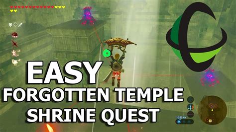 How To Beat The Forgotten Temple Shrine Quest Legend Of Zelda Breath