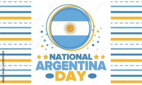 Argentina National Day. Happy holiday. Independence and freedom day ...