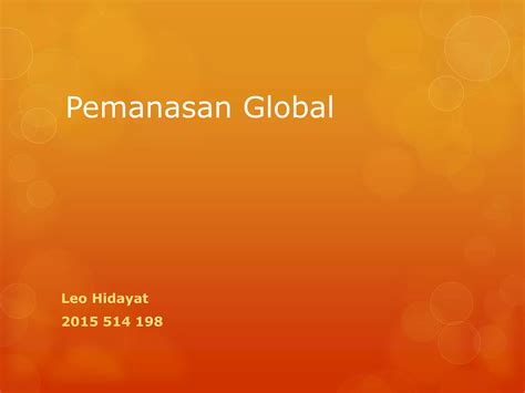 Pemanasan Global Ppt