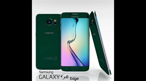 Samsung Galaxy S6 Edge Emerald Green 3d Model Youtube