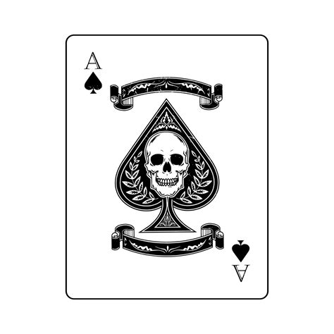 Ace Of Spades Card Svg Cut File Digital Download Includes 43 Off