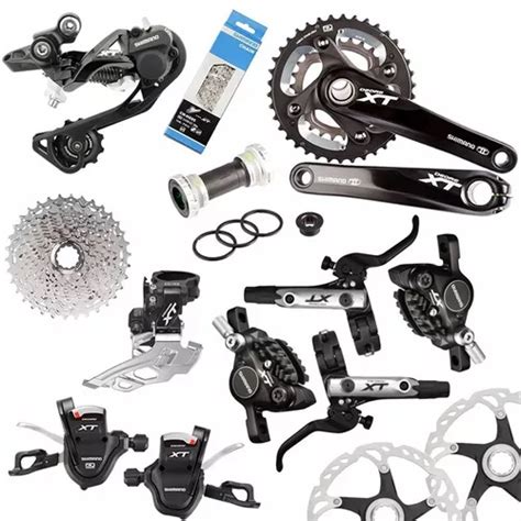 Kit Grupo Shimano Deore Xt M Freio Hidraulico V Frete Gr Tis