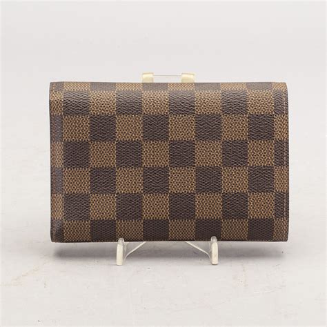 Louis Vuitton Alexandra Wallet In Damier Ebene Canvas Bukowskis