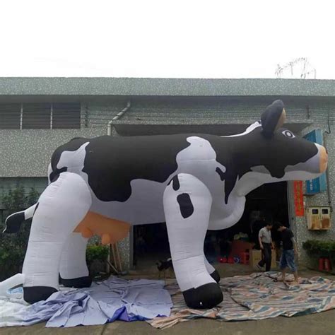 Wholesale 6mL Custom Inflatable Milk Cow Perfect For Event Cow Decor