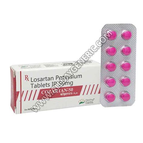 Losartan Potassium 50 Mg Cozartan 50 Mg Low Price Free Delivery