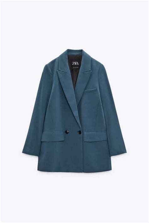 Blazer Cruzada Larga Color A Il De Zara Euros De Las