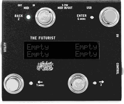 Matthews Effects The Futurist Midi Controller Minimalist Sweetwater