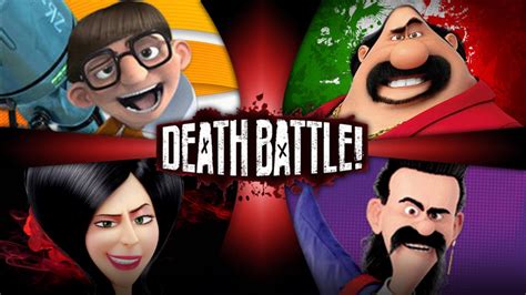 Despicable Me Villain Battle Royale Vector Vs El Macho Vs Scarlet