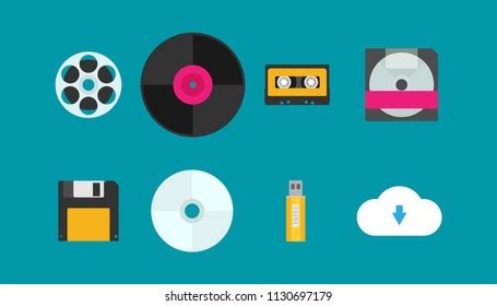 Evolution Storage Devices Images Stock Photos Vectors Shutterstock