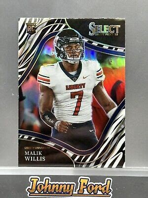 Panini Select Draft Picks Malik Willis Field Level Zebra